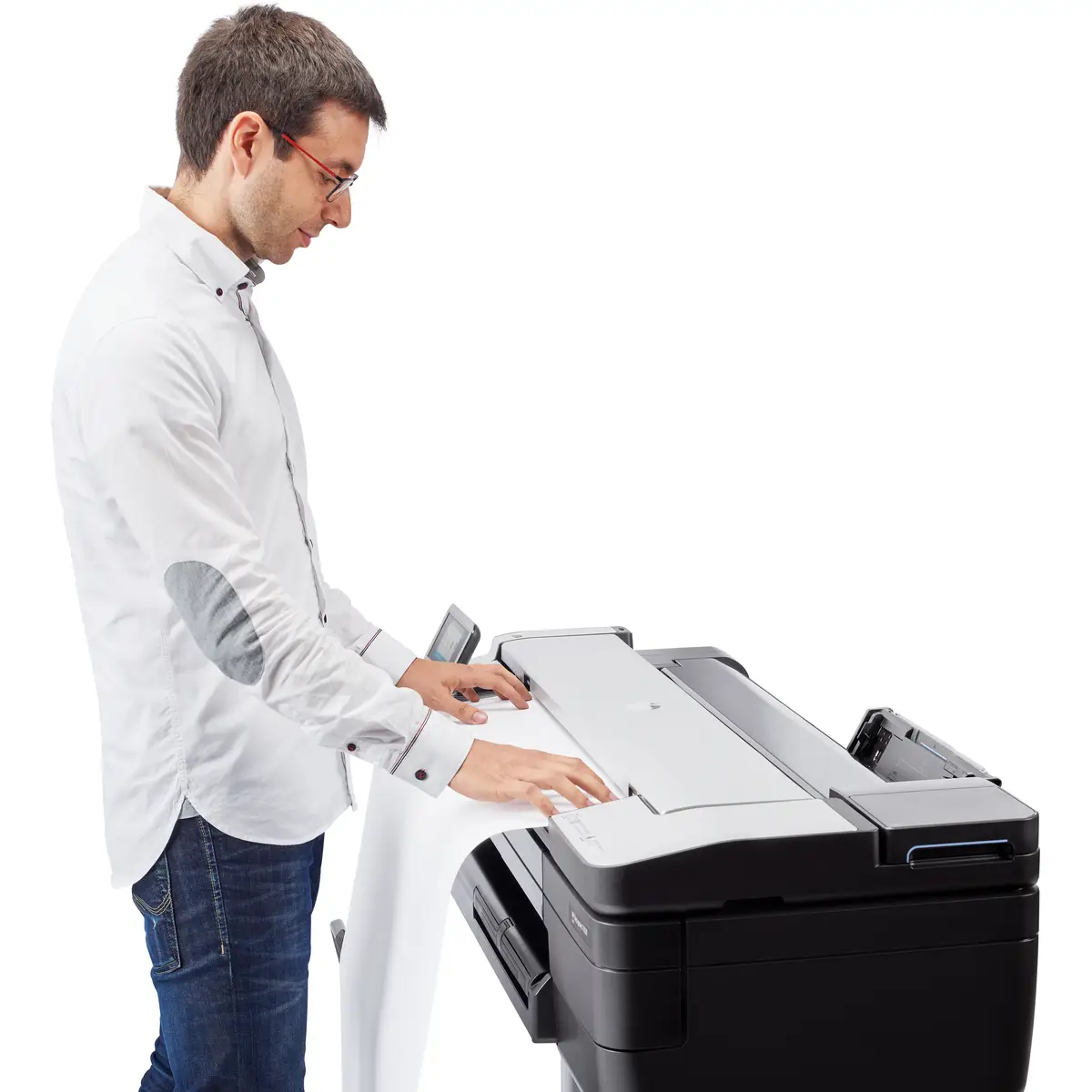 DesignJet T830 610 mm (24") All-in-One Drucker/Kopierer/Scanner Farbtintenstrahldruck