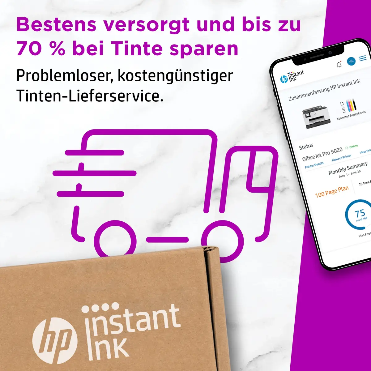 Tintenpatrone 3YL83AE 912XL ca. 825 Seiten gelb