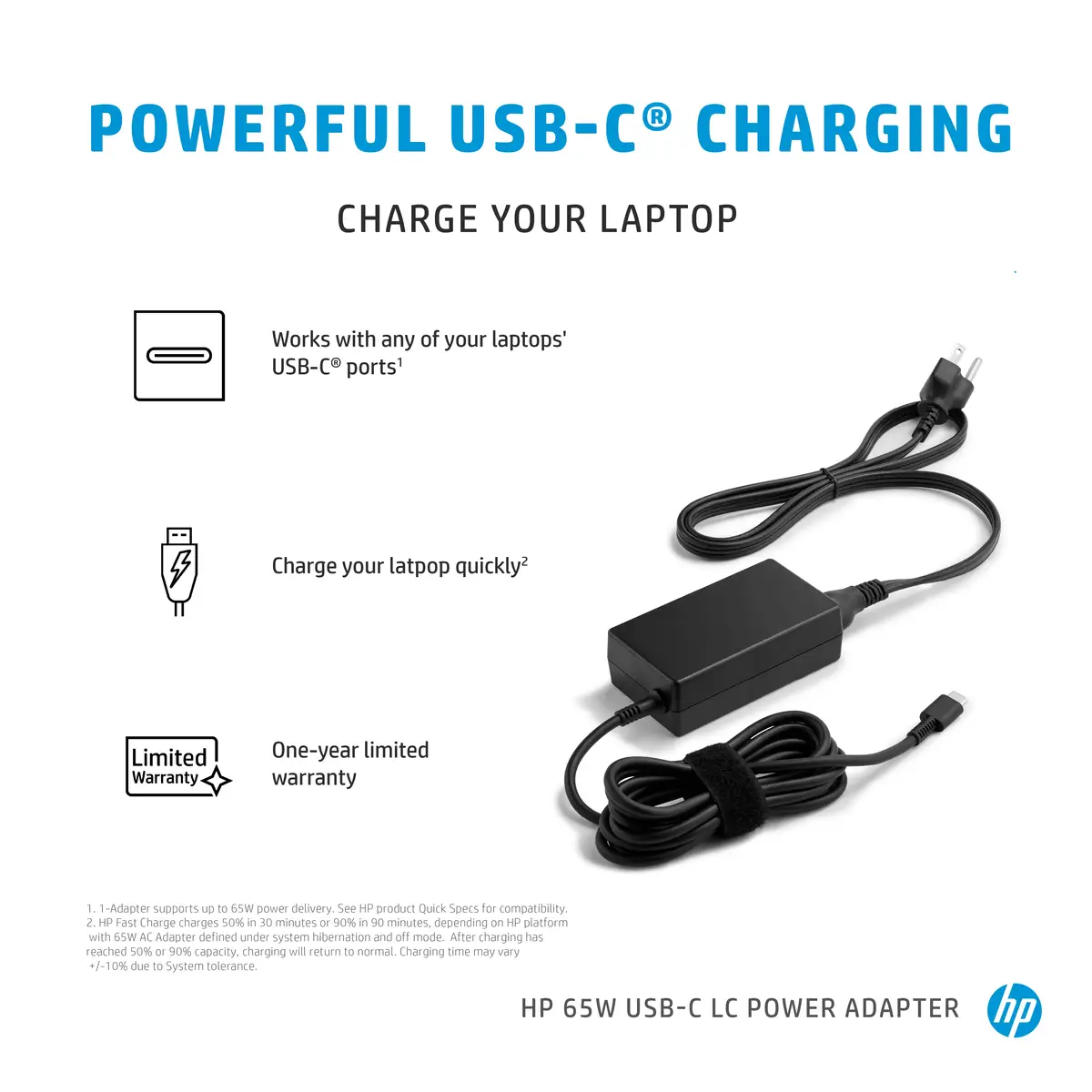 65W USB-C LC Power Adapter