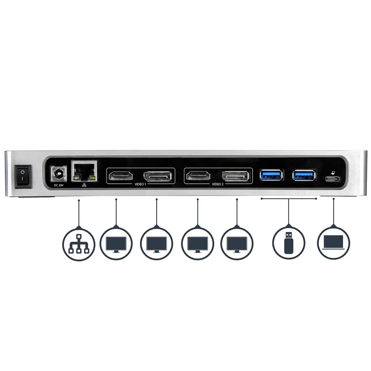 Dual 4K Monitor Dockingstation