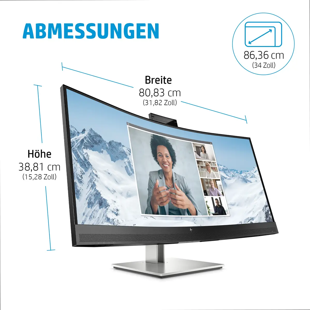 E34m G4 86,4cm (34") Curved 3440x1440 Pixel 3000:1 400cd/m² 5ms