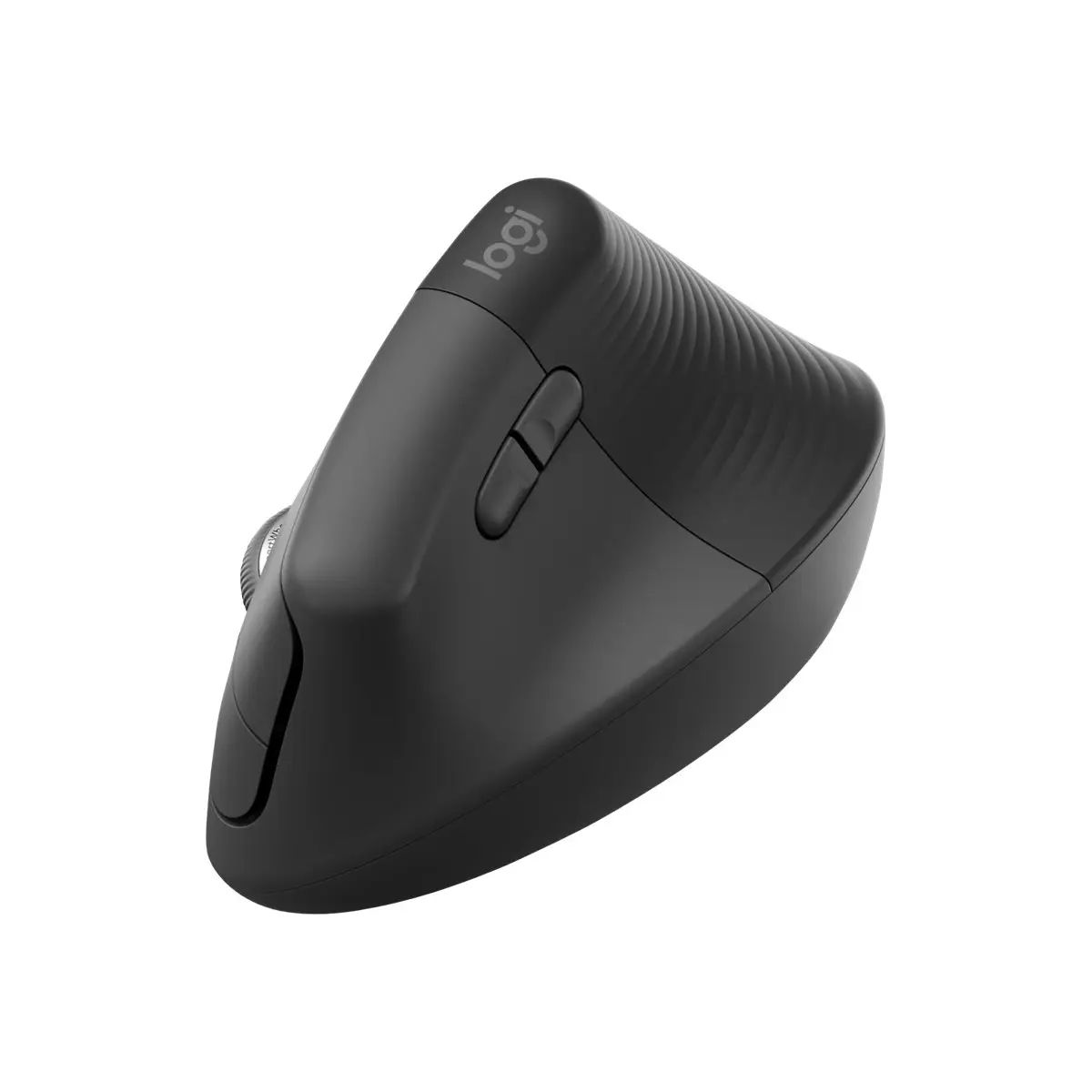 Lift Vertical Ergonomic Mouse für Linkshänder kabellos 6 Tasten Graphite