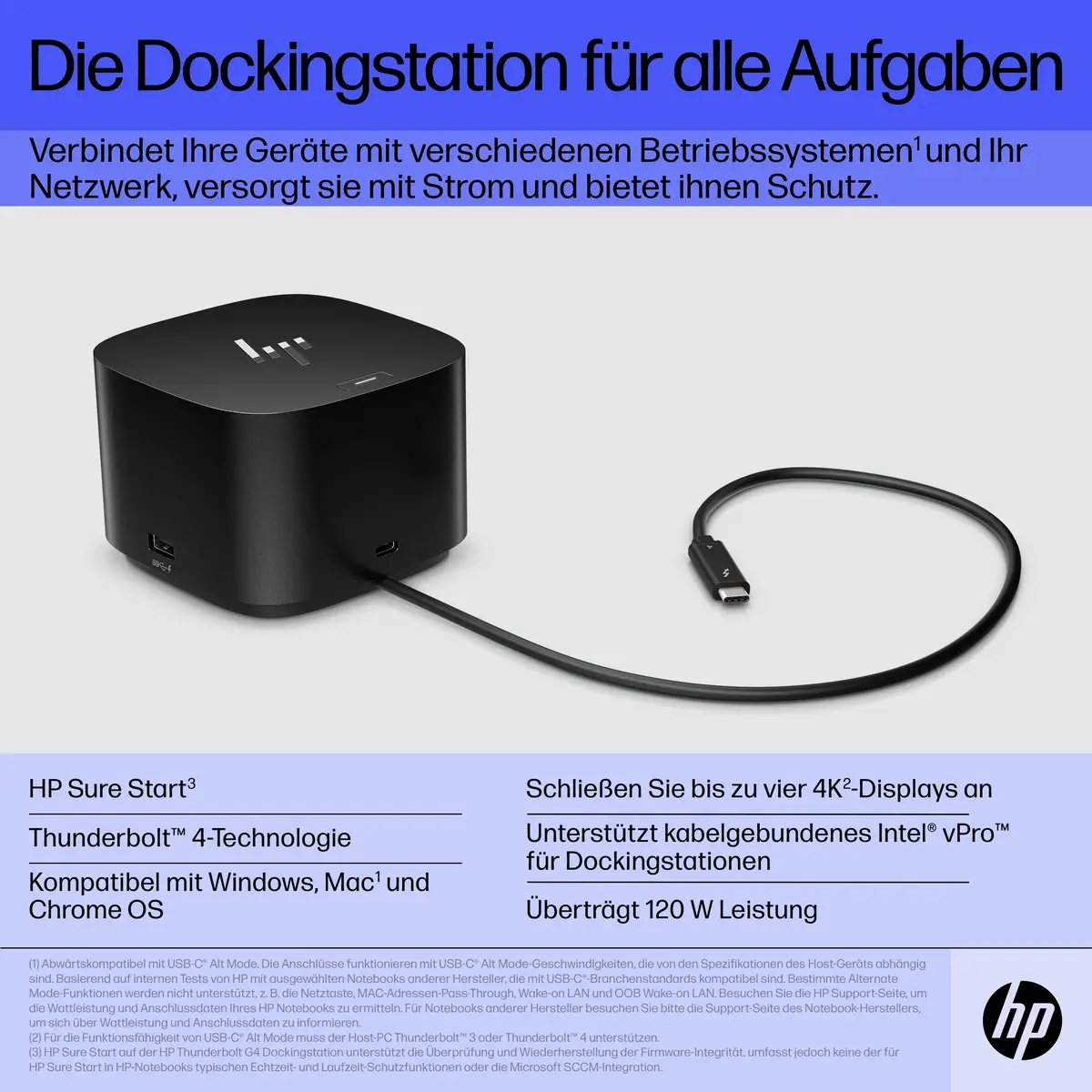 Thunderbolt Dock G4 Dockingstation HDMI 2xDP Thunderbolt USB-C