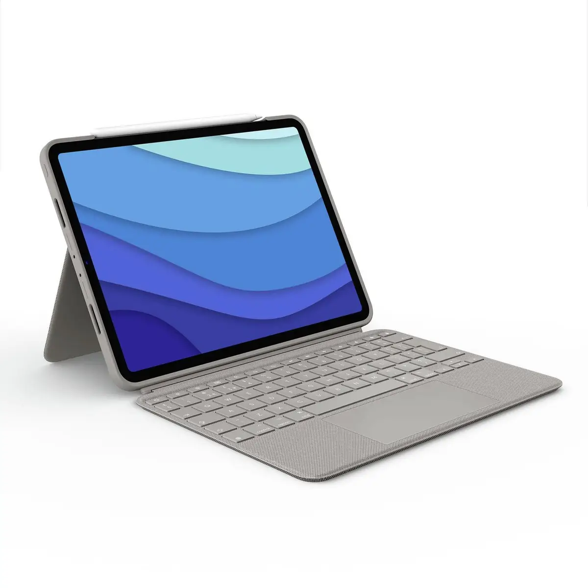Combo Touch Tastatur und Foliohülle mit Trackpad für Apple 11" iPad Pro (1. Generation, 2. Generation, 3. Generation) Layout Deutsch
