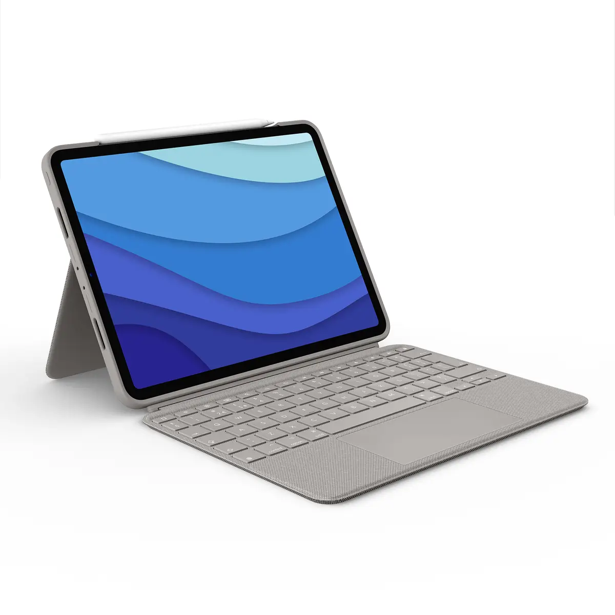 Combo Touch Tastatur und Foliohülle mit Trackpad für Apple 11" iPad Pro (1. Generation, 2. Generation, 3. Generation) Layout Deutsch