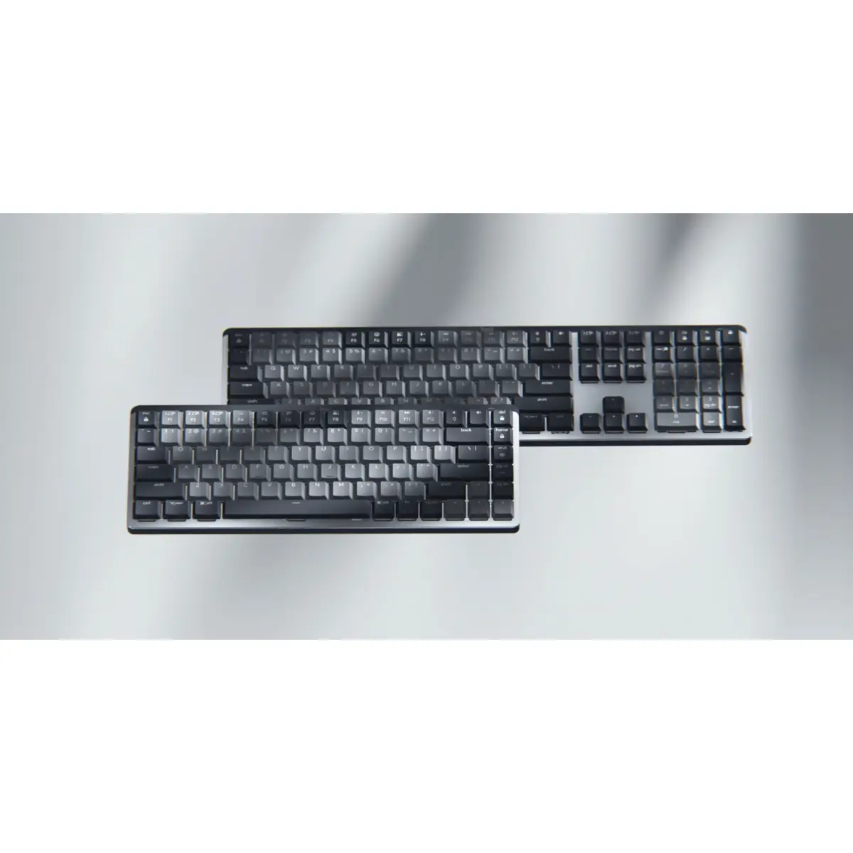 MX Mechanical Tastatur RF Wireless + Bluetooth QWERTZ Deutsch Graphit, Grau