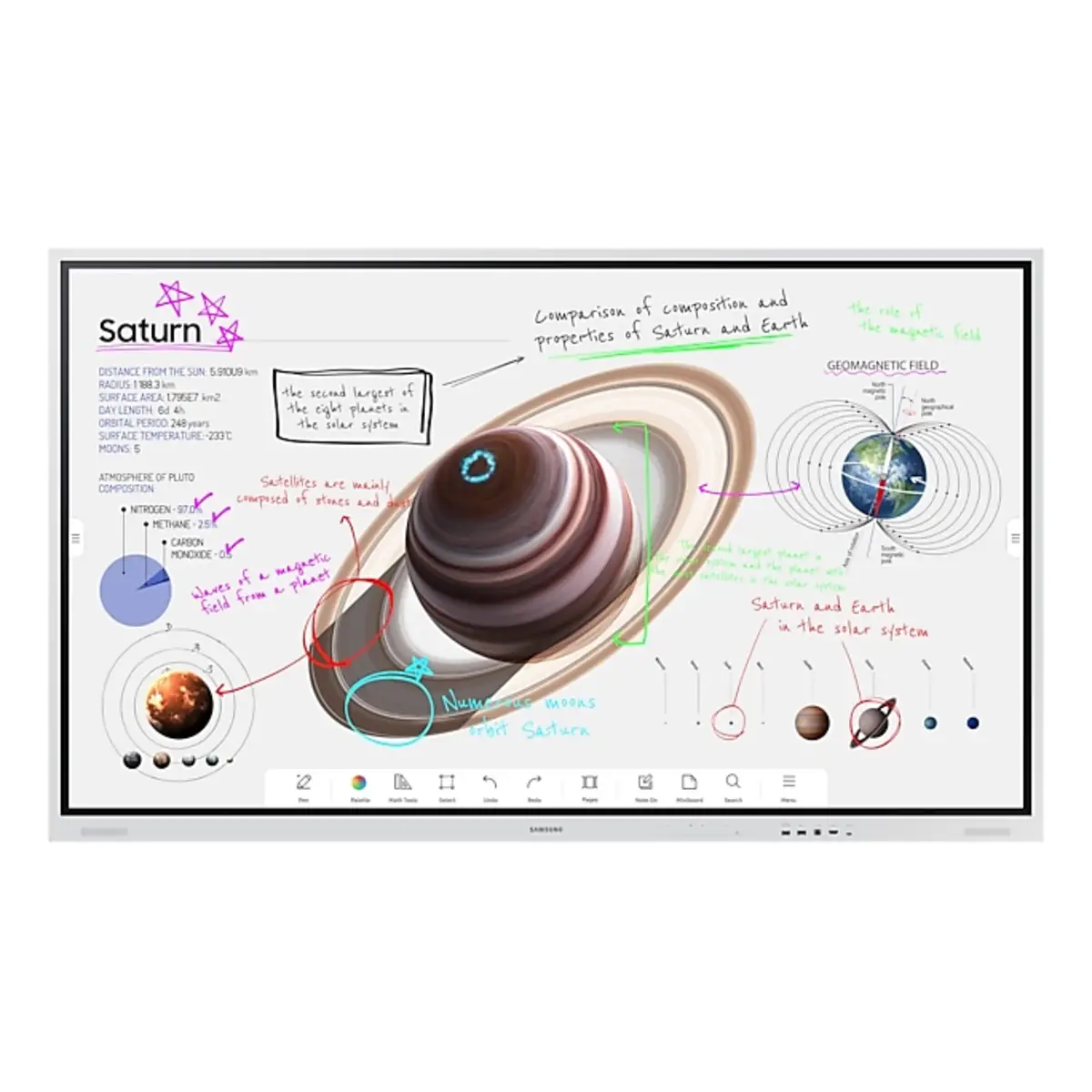 Flip Pro WM85B 216cm (85") 3840x2160 Pixel 4000:1 350 cd/m² 8ms mit Touchscreen (Multi-Touch) White Gray
