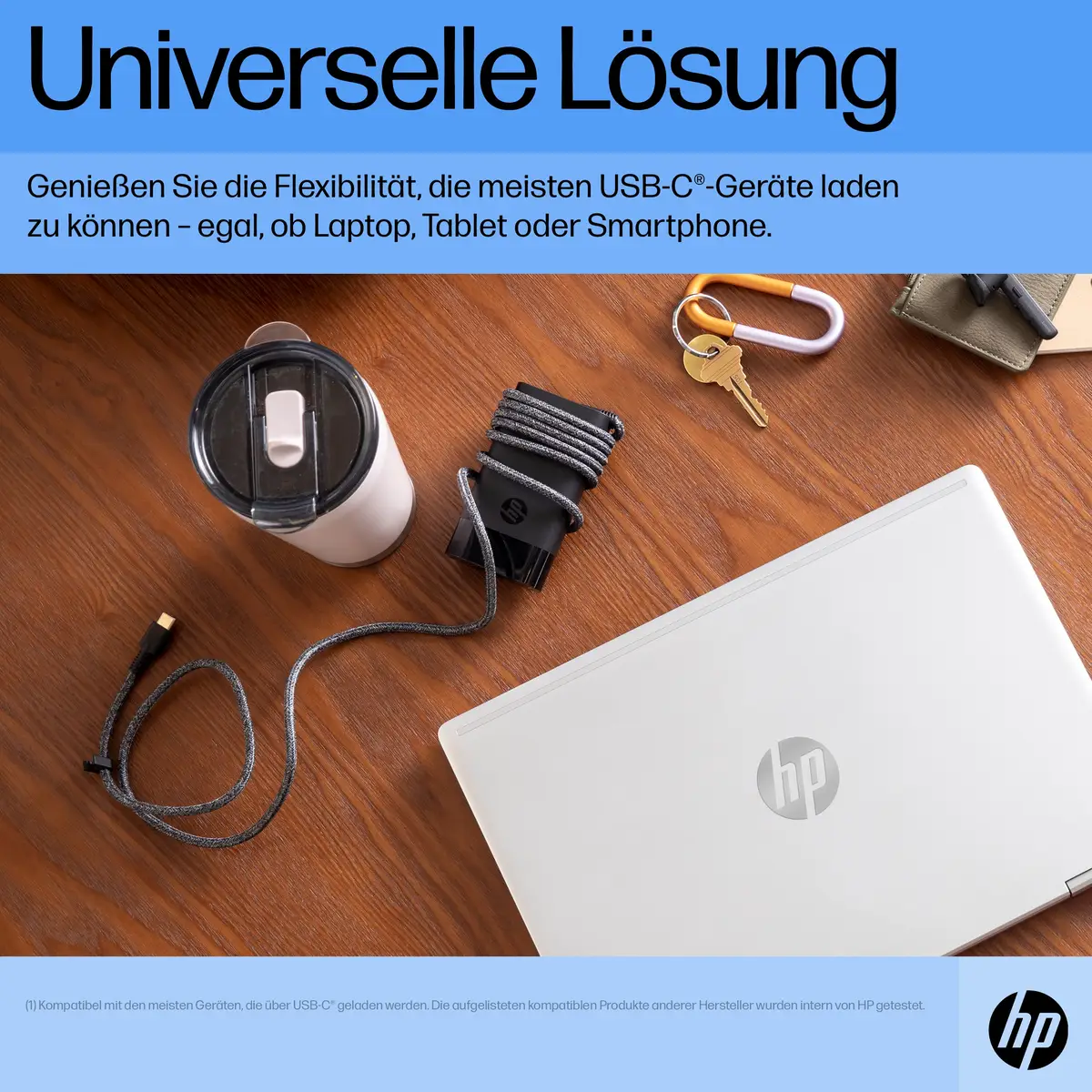 65W USB-C Laptop Charger EURO