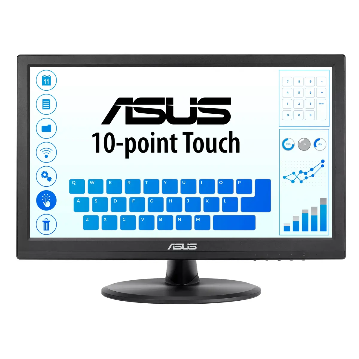 VT168HR 39,6cm (15,6") Touch 1366x768 Pixel 400:1 220cd/m² 5ms