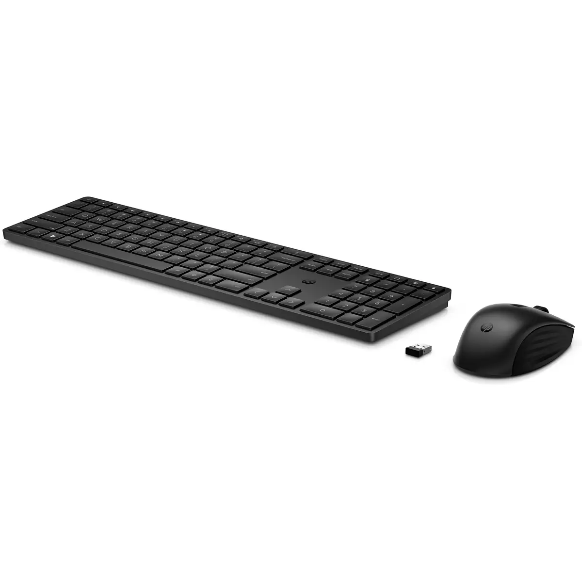 HP 655 Tastatur-und-Maus-Set kabellos Tastatur-Layout Deutsch Schwarz