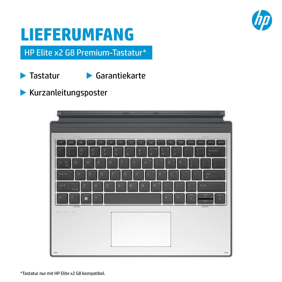 HP Premium Tastatur mit Clickpad Englisch