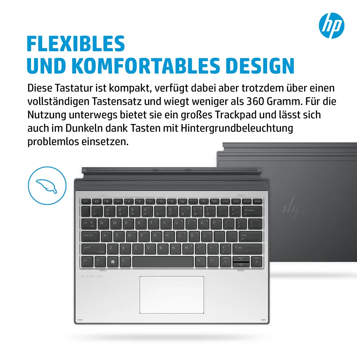 HP Premium Tastatur mit Clickpad Englisch