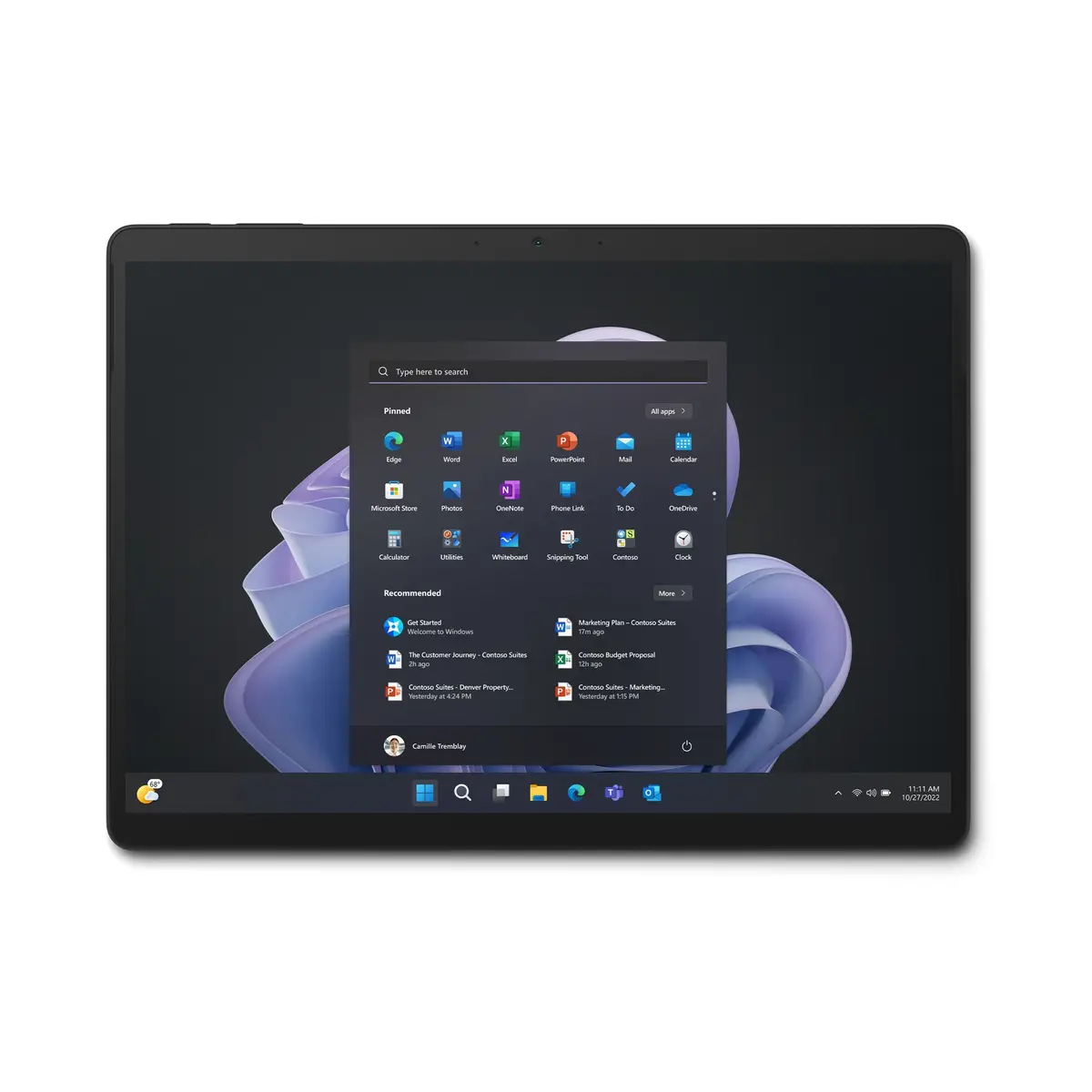 Surface Pro 9 Schwarz i5-1245U 16GB 256GB 33cm W10P