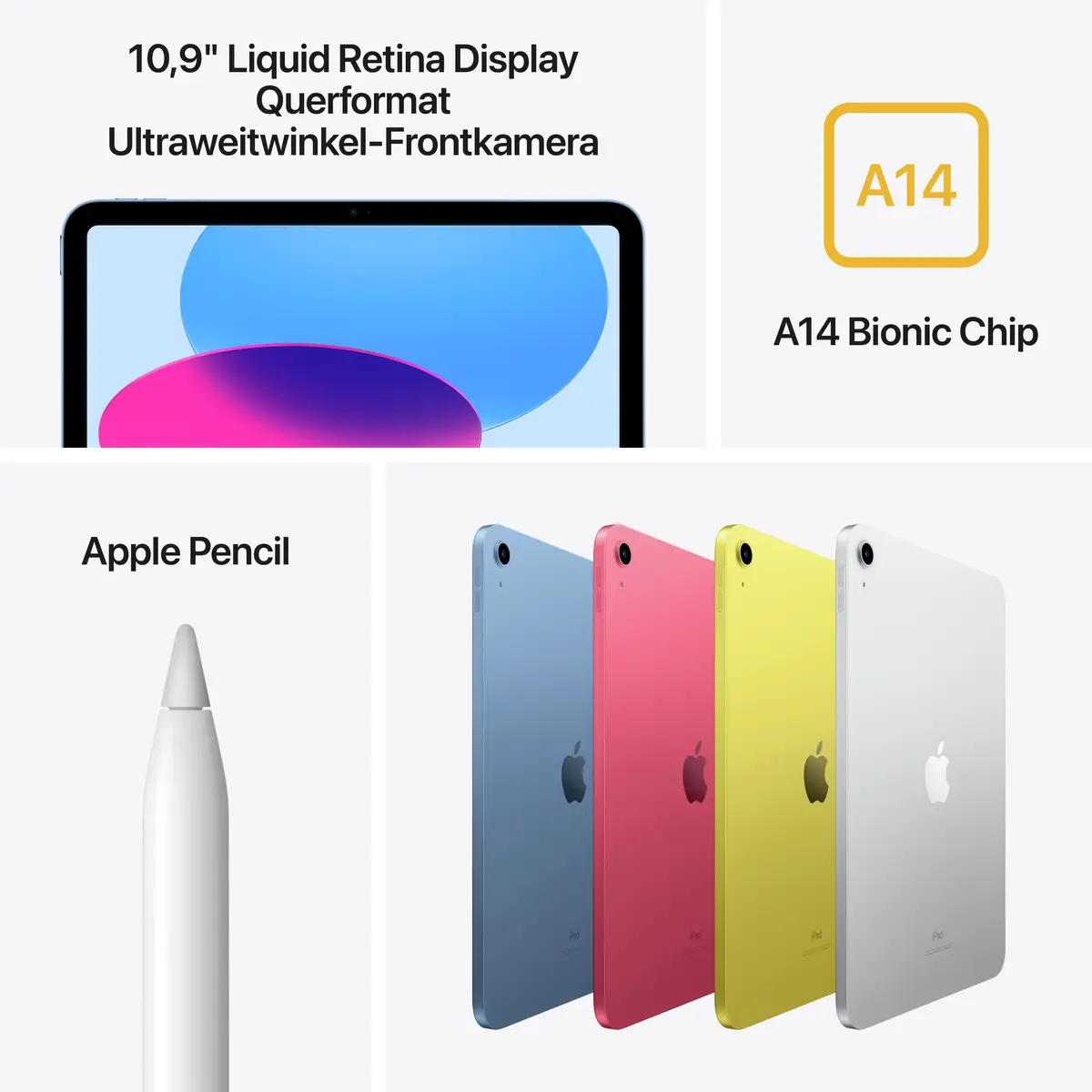 iPad (2022) 10,9" 256GB WiFi silber