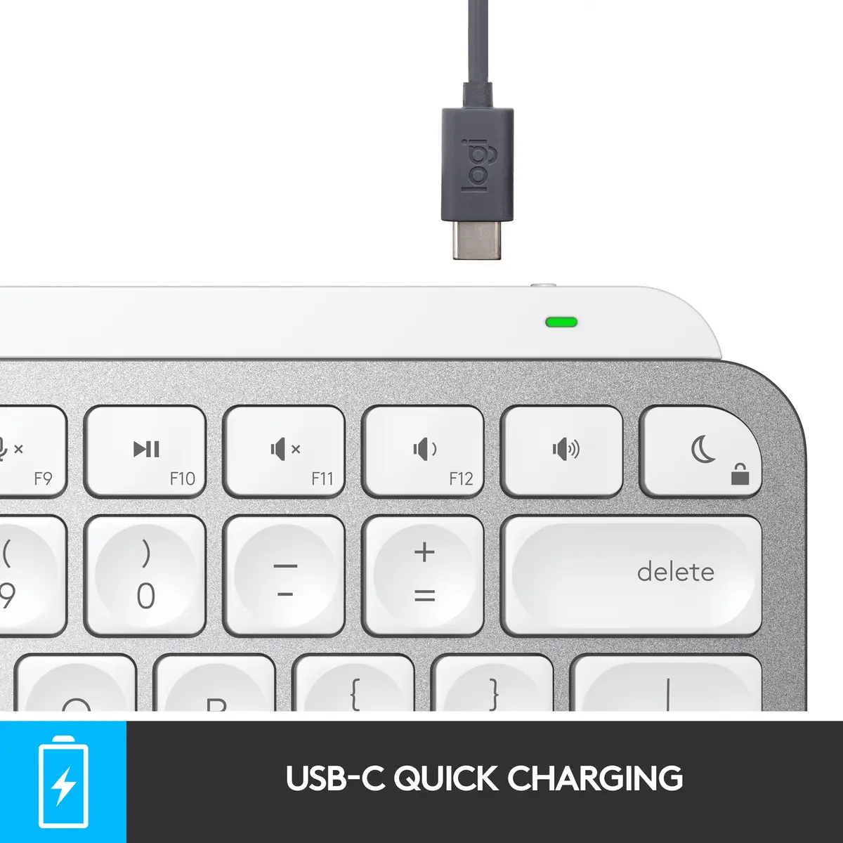 MX Keys Mini for Mac Bluetooth Pale Gray