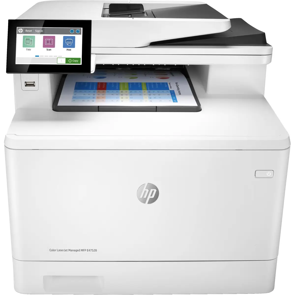 Color LaserJet Managed MFP E47528f Multifunktionsdrucker A4 (210 x 297 mm)