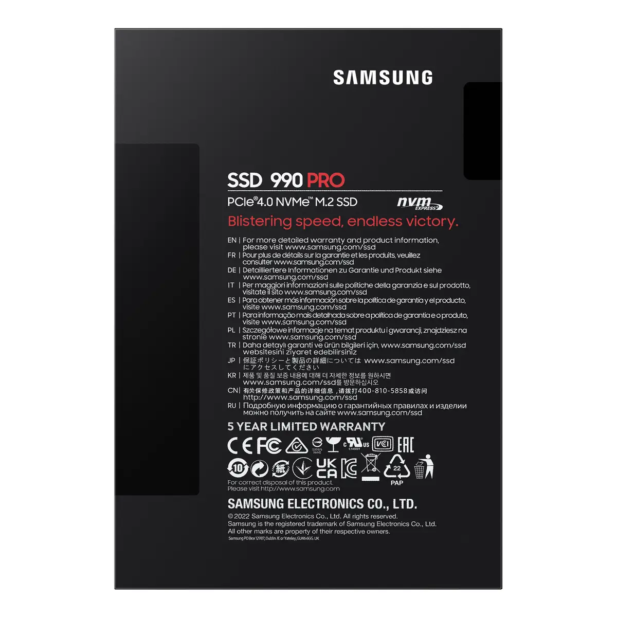 990 PRO, 1 TB, M.2, 7450 MB/s