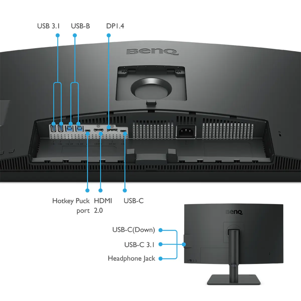PD2705U68,58cm (27") 3840x2160 Pixel 5 ms 20 Mio:1 350 cd/m² Schwarz matt