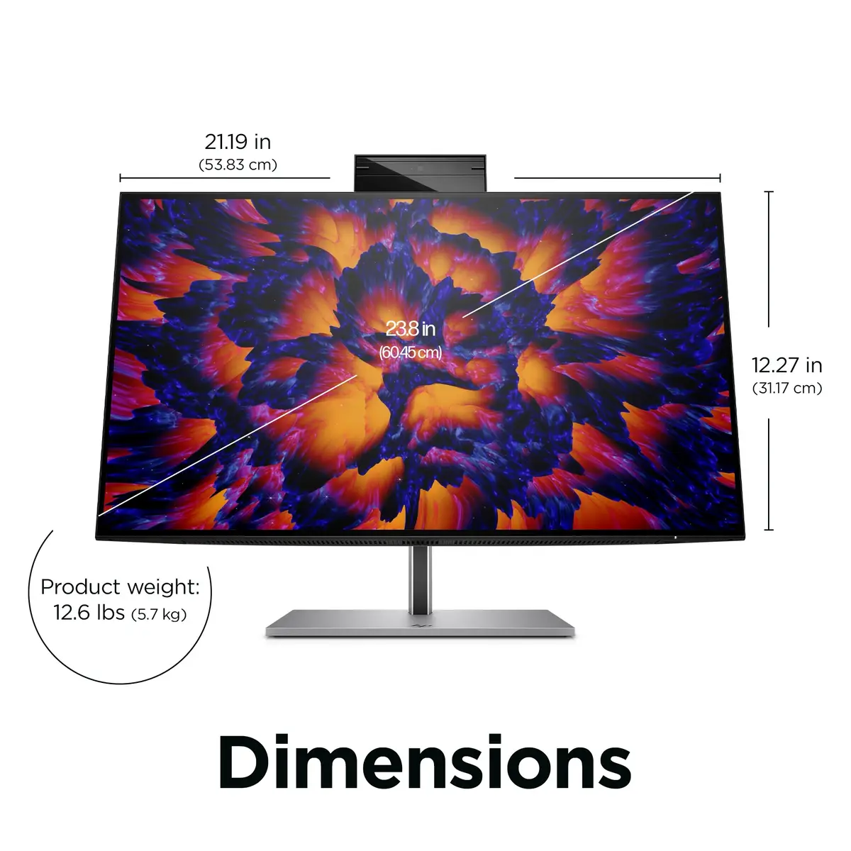 HP Z24m G3 60,5 cm (23.8") 2560x1440 Pixel 1000:1 400cd/m² 5ms
