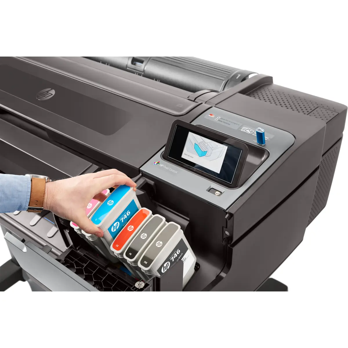 DesignJet Z6dr PostScript mit V-Trimmer 1118 mm (44") Großformatdrucker Farbtintenstrahldrucker 2400x1200dpi