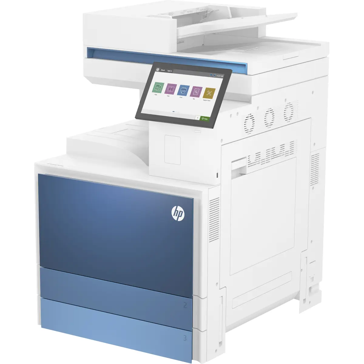 HP LaserJet Managed MFP E826dn Multifunktionsdrucker Laser s/w 600x600 dpi bis zu 50 Seiten/Min. (Kopieren) bis zu 50 Seiten/Min. (Drucken) 1340 Blatt A3/Ledger (Medien) USB 2.0/USB 3.0/RJ-45