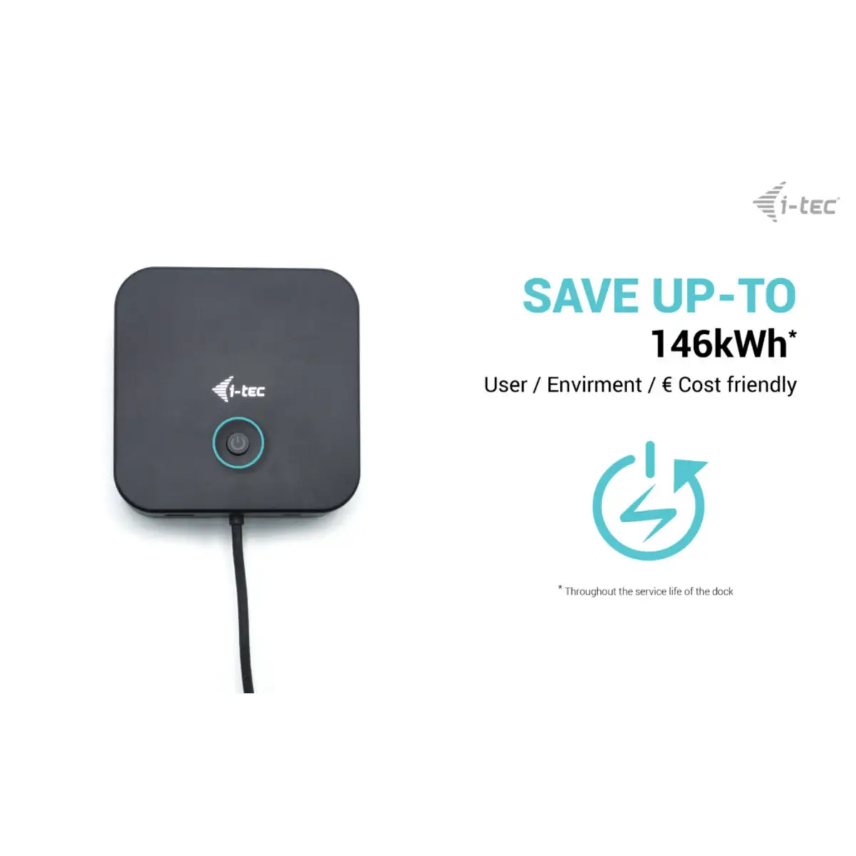 i-tec Dockingstation USB-C USB 4 Thunderbolt 3/4