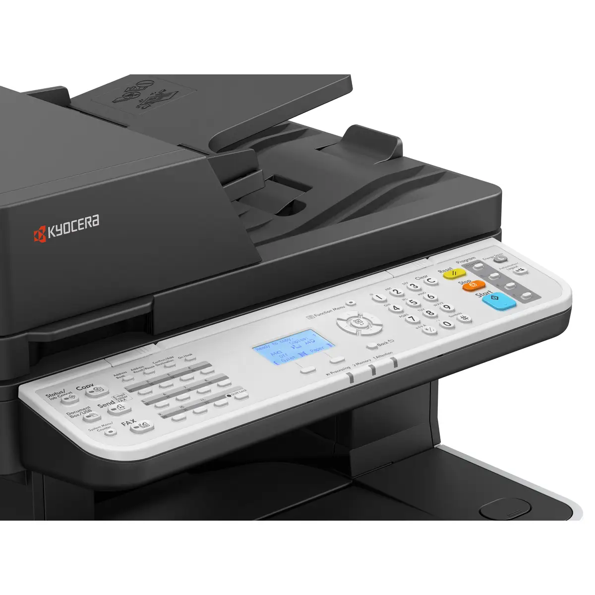 ECOSYS MA4500FX Multifunktionsdrucker s/w Laser Legal (216 x 356 mm) A4 (210 x 297 mm) (Original) A4/Legal (Medien) bis zu 45 Seiten/Min. (Kopieren) bis zu 45 Seiten/Min. (Drucken) 675 Blatt 33.6 Kbps USB 2.0 G