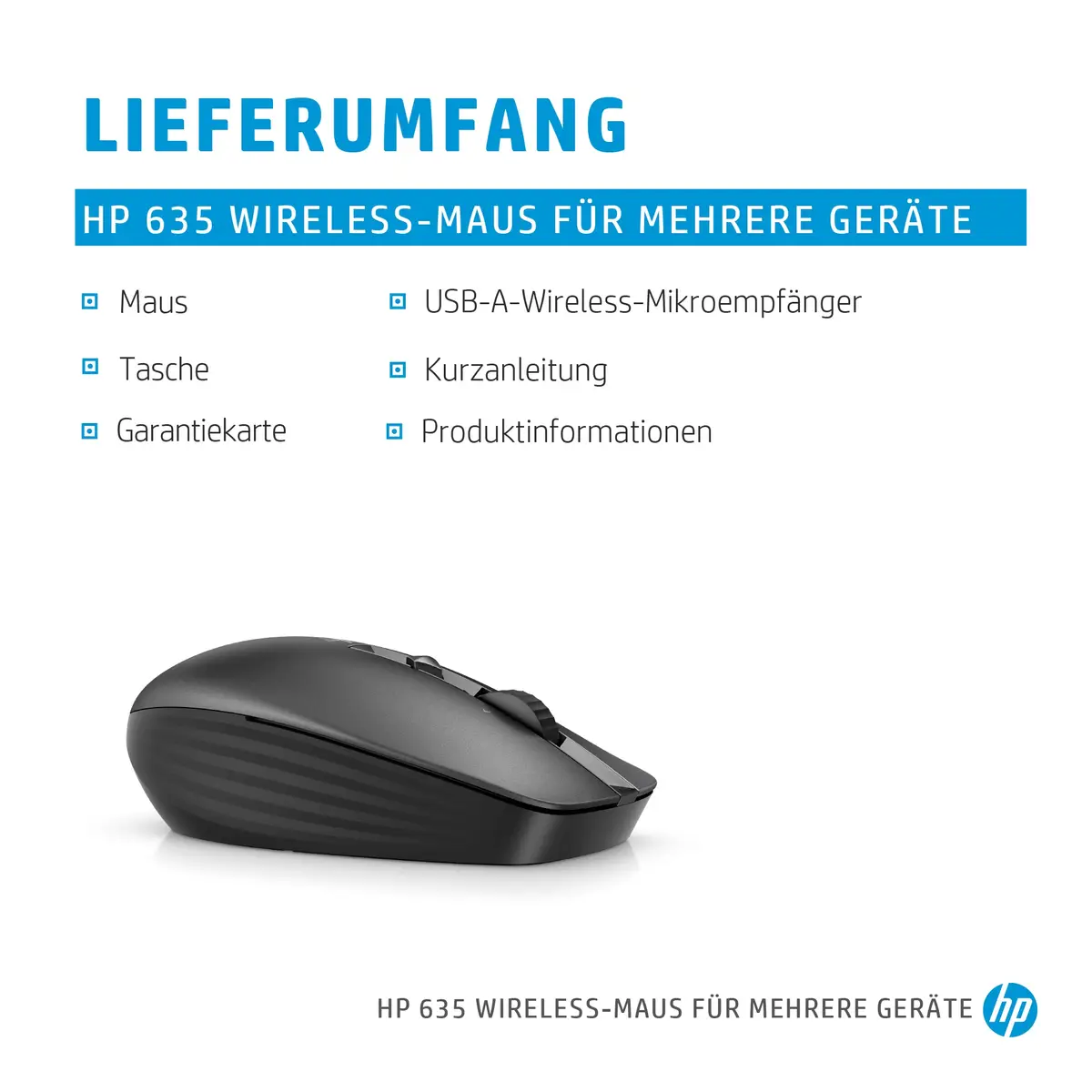 HP 635 Multi-Device Maus kabellos