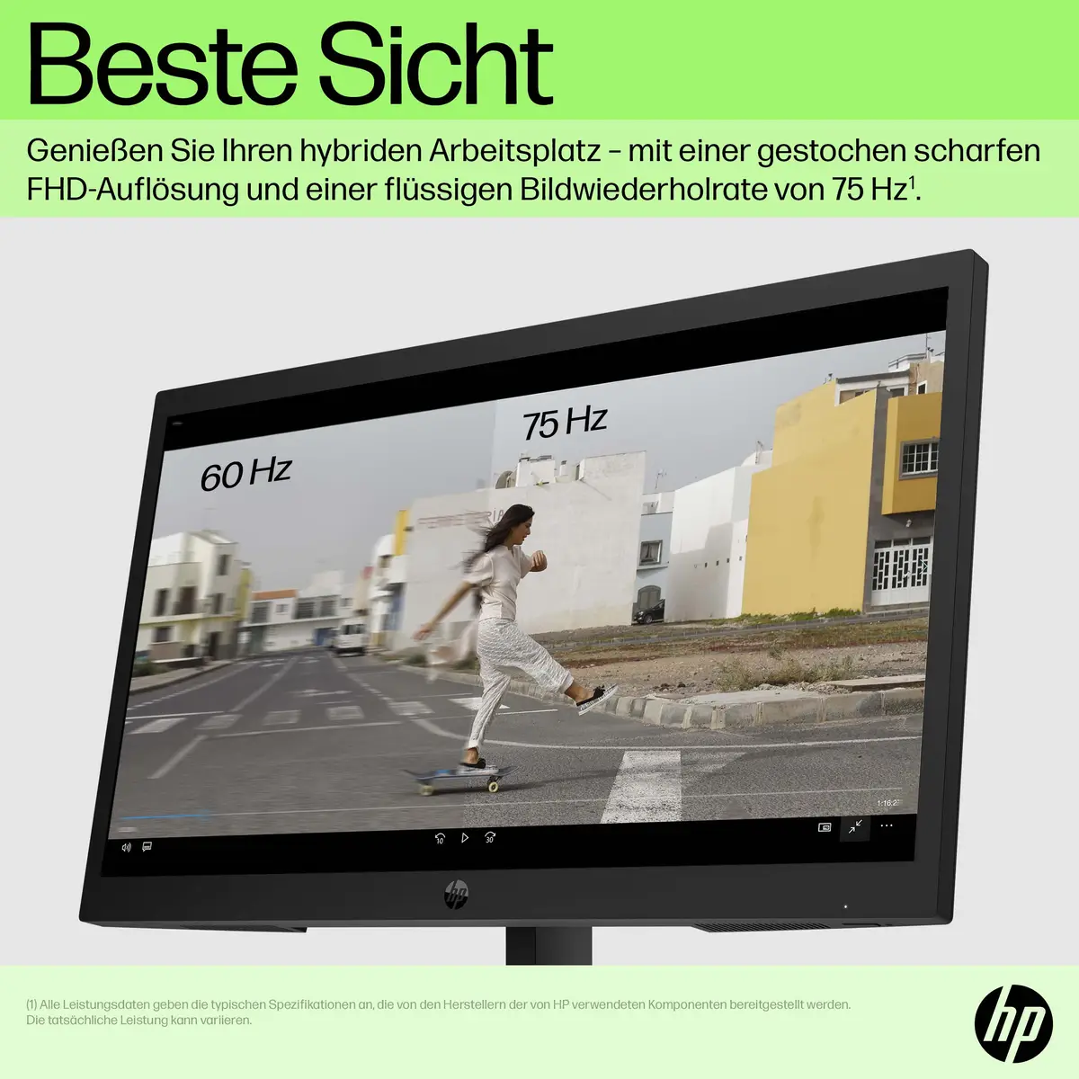 HP P22v G5 54,6cm (21,5") 1920x1080 Pixel 3000:1 200cd/m³ 5ms