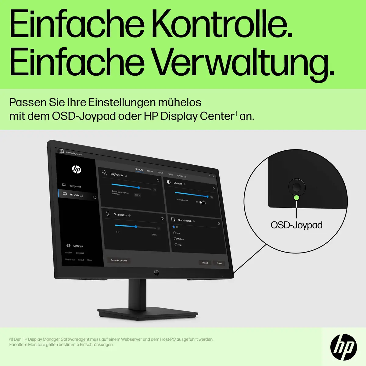 HP P22v G5 54,6cm (21,5") 1920x1080 Pixel 3000:1 200cd/m³ 5ms