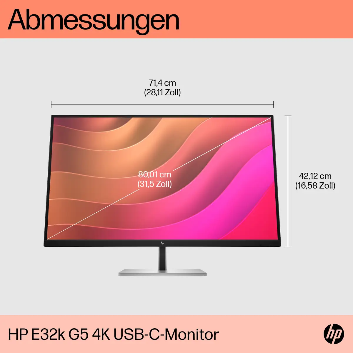 E32K G5 80cm (31,5") 3840x2160 Pixel 1000:1 350cd/m² 5ms