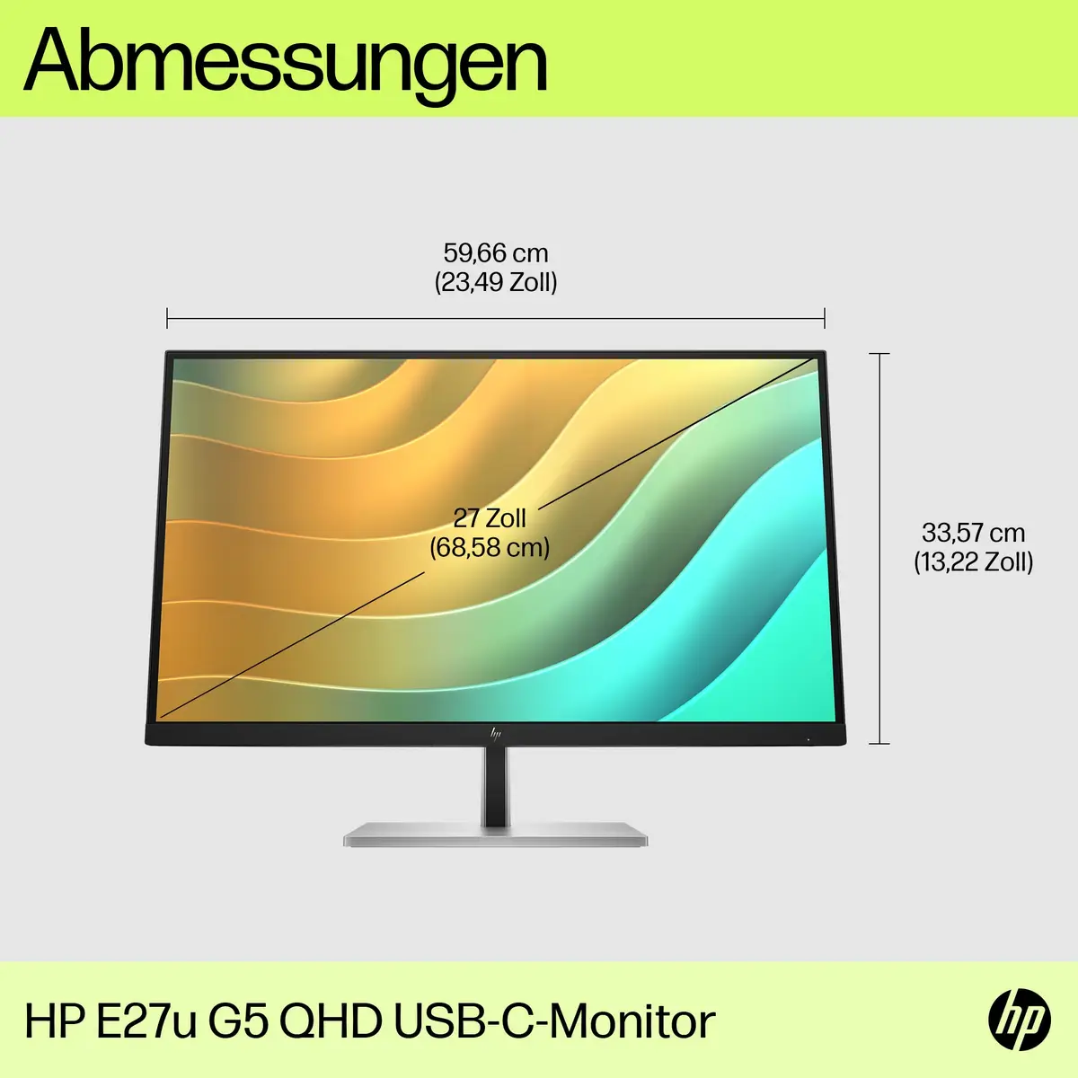 E27u G5 68,6cm (27") 2560x1440 Pixel 1000:1 350cd/m² 5ms