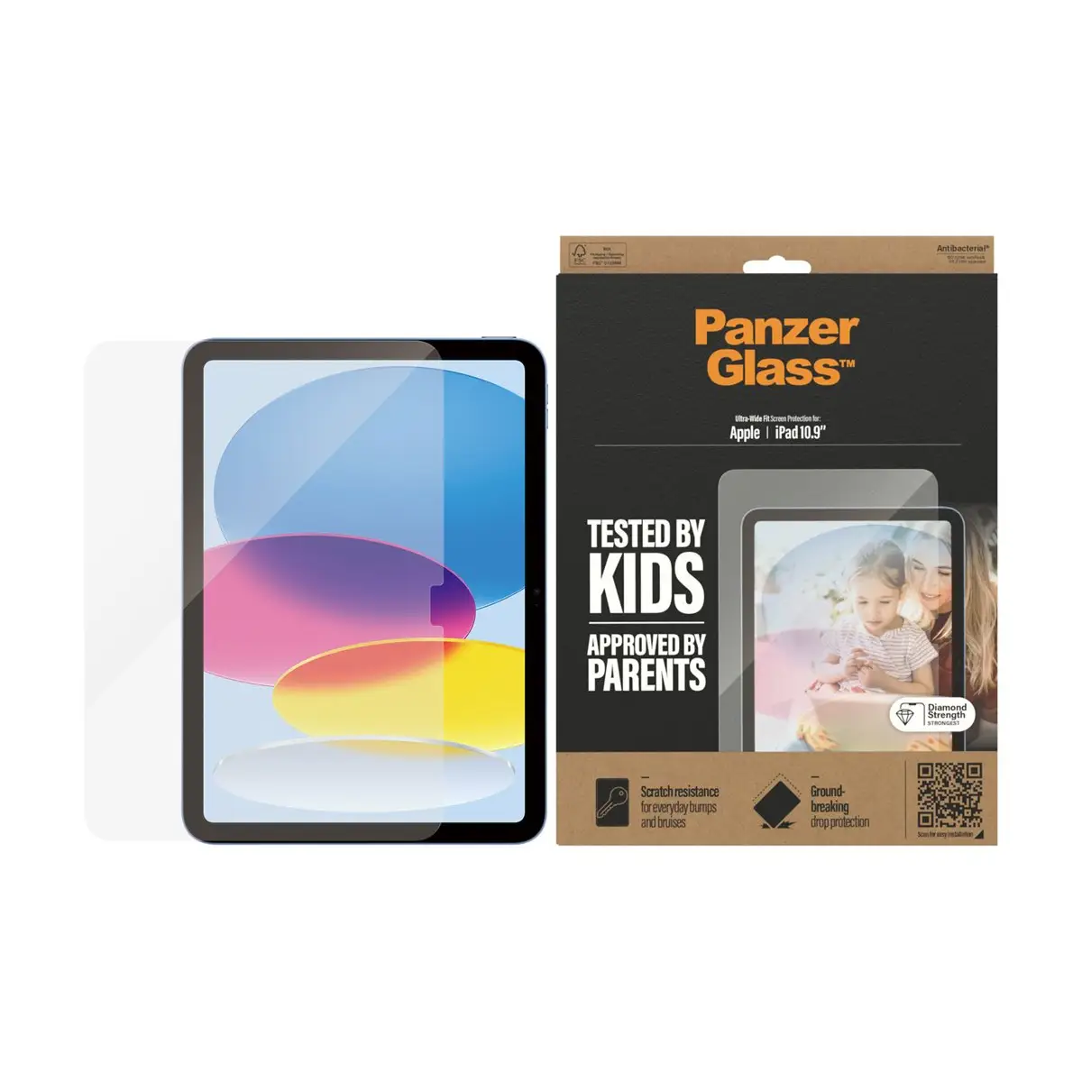 PanzerGlass iPad 10.9" (2022) UWF AB PanzerGlass iPad 10.9" (2022) UWF AB