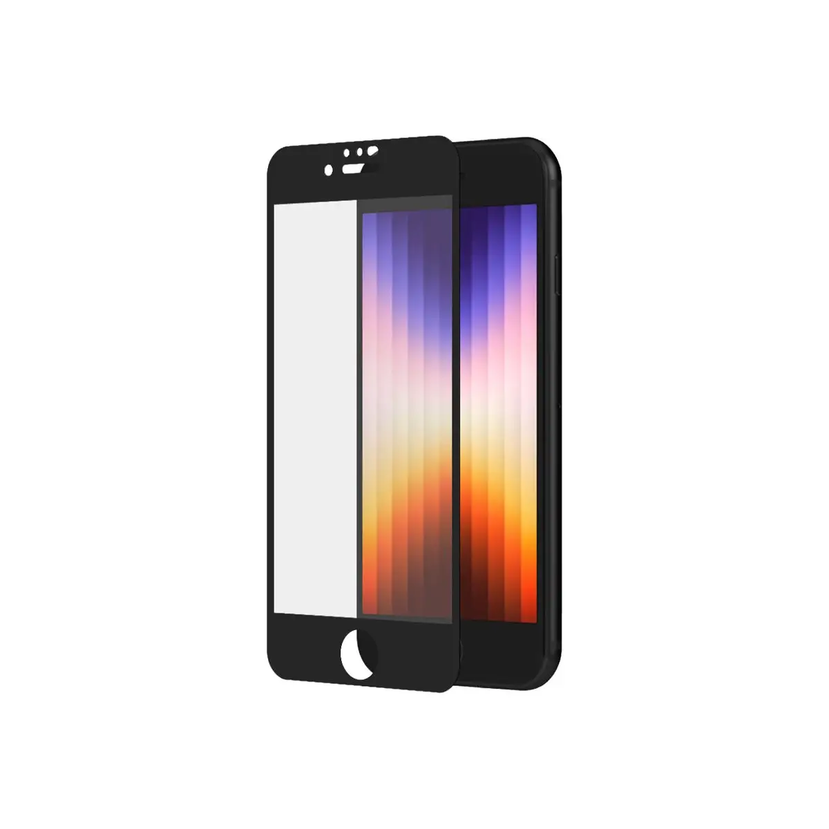 SAFE. E2E Apple iPhone 6/6s/7/8/SE 2020 Case Friendly, Black