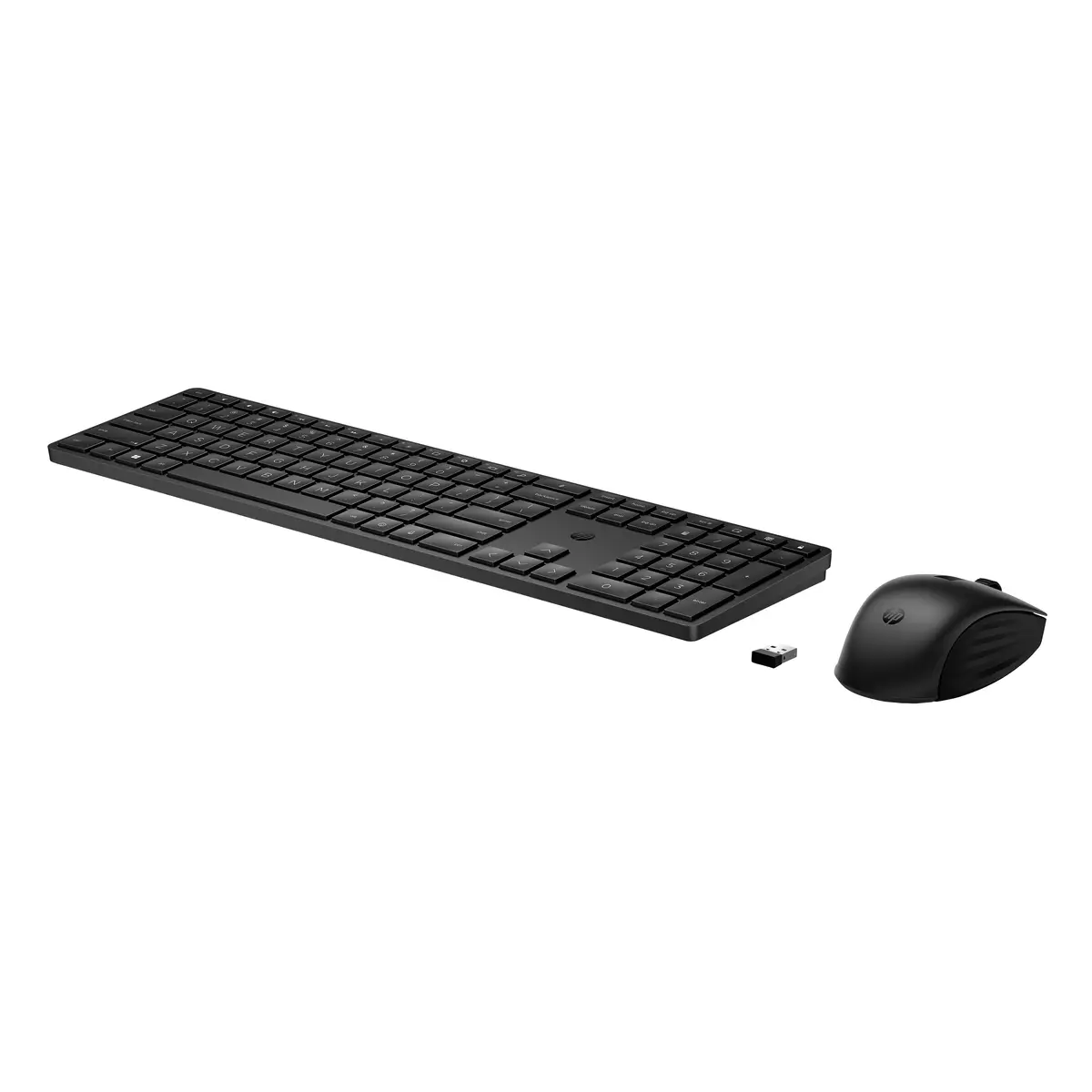 HP 655 Tastatur-/Mouse-Set kabellos Layout Deutsch Schwarz 10er Pack