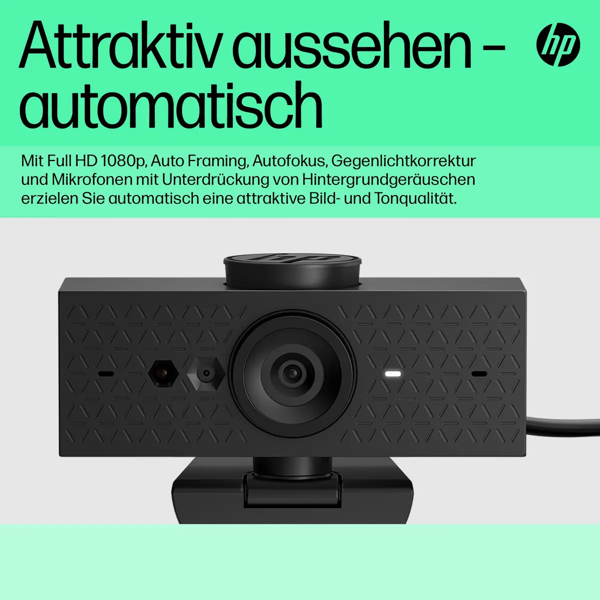 625 FHD-Webcam, 4 MP, 1920 x 1080 Pixel, Full HD, USB, Schwarz, Clip