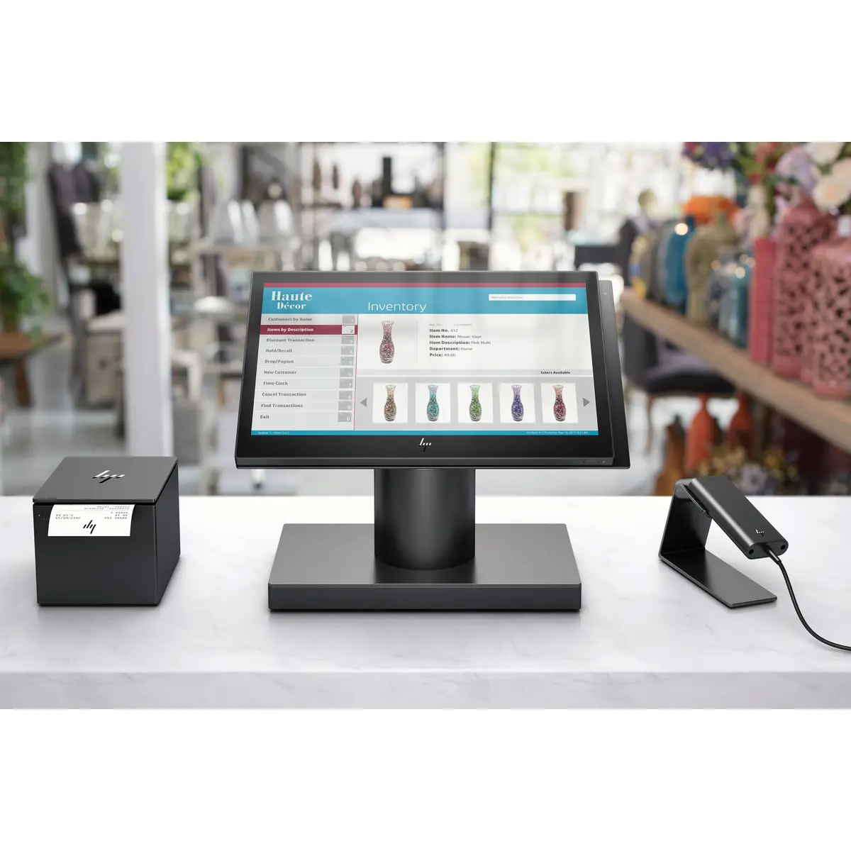 HP Engage One 145 All-in-One Intel i5-7300U 2,6GHz 8GB DDR4 256GB SSD 35,6cm (14") Multi-Touch 1920x1080 Pixel Sound/LAN onboard Intel HD Graphics 620 Windows 10 IoT Enterprise 64Bit