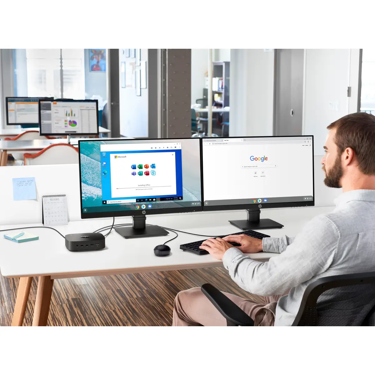 HP Chromebox Enterprise G3 Intel Core i7-10610U 1,8GHz 8GB DDR4 128GB SSD LAN onboard Intel UHD Graphics WLAN Bluetooth Google Chrome OS