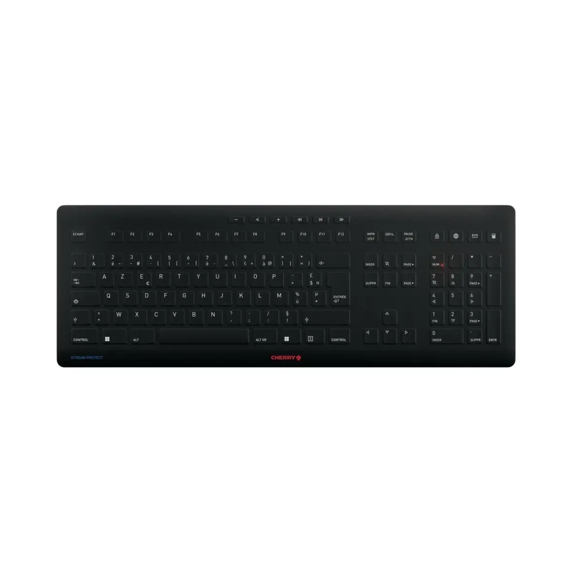 STREAM PROTECT Wireless Keyboard Layout Französisch Schwarz