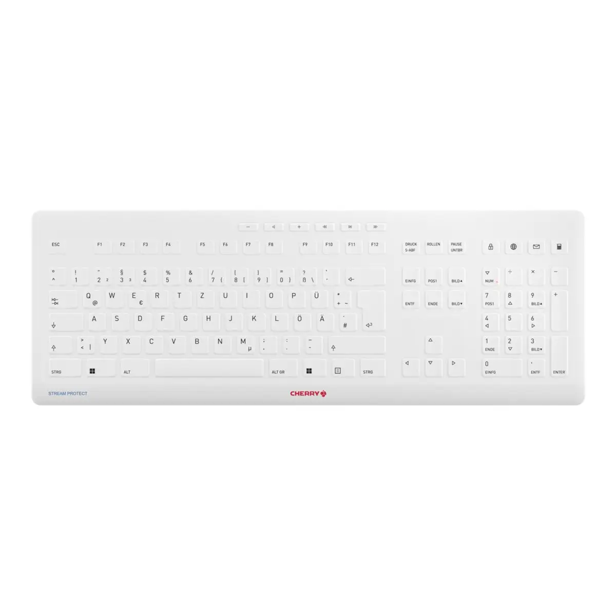 STREAM PROTECT Wireless Keyboard Layout Deutsch Schwarz