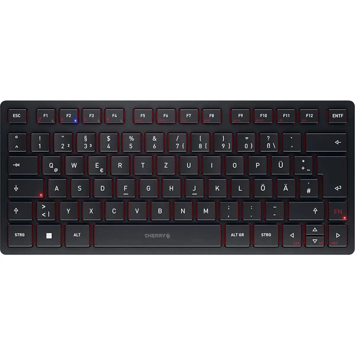 KW 9200 MINI Wireless Tastatur Layout Deutsch Schwarz