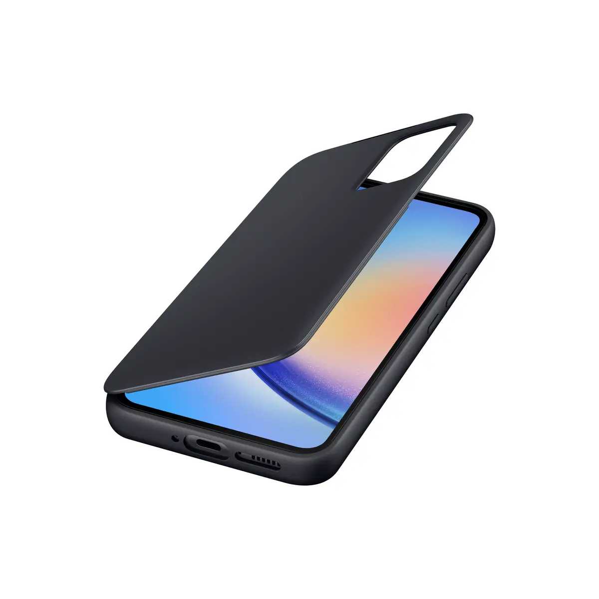 EF-ZA346 Flip-Hülle für Galaxy A34 5G Schwarz