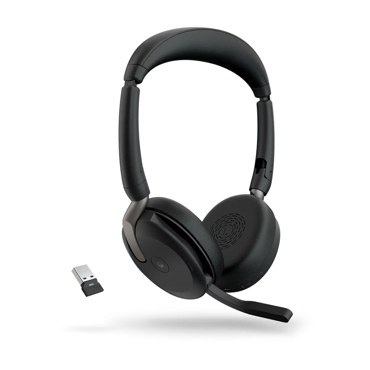 Evolve2 65 Flex MS Stereo Headset On-Ear Bluetooth USB-A black