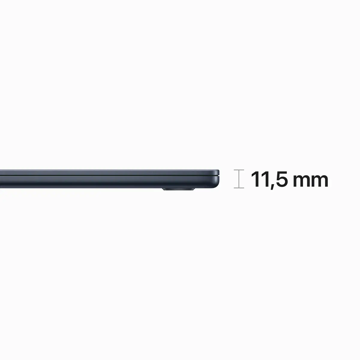 MacBook Air Apple M2 8-Core 10-Core GPU Deutsch 24GB RAM 2TB SSD 38,9 cm (15,3") Midnight 70W USB-C Power Adapter