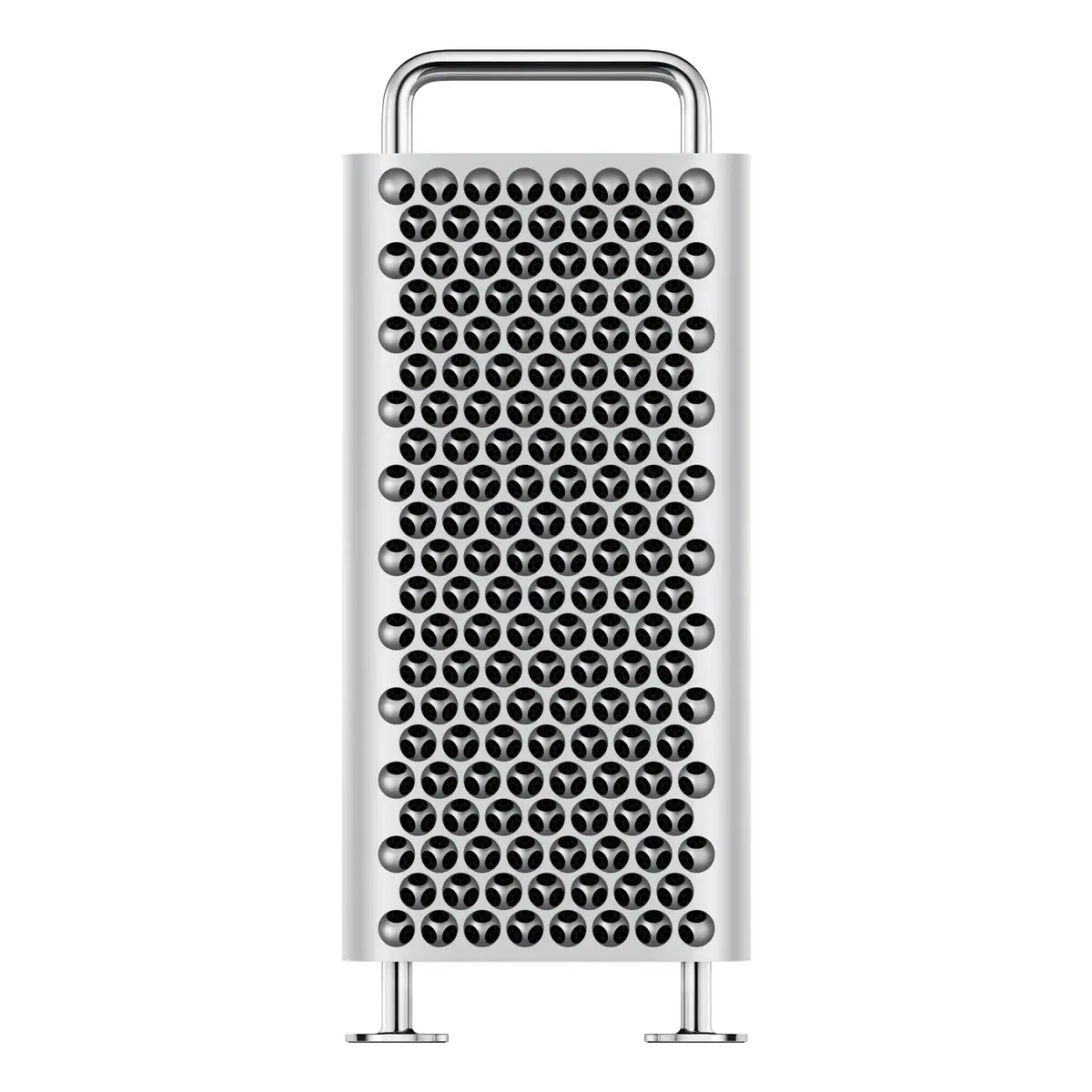 Mac Pro Apple M2 Ultra 24-Core CPU 60-Core GPU Deutsch 192GB RAM 8TB SSD Speicher Edelstahlrahmen mit Rollen