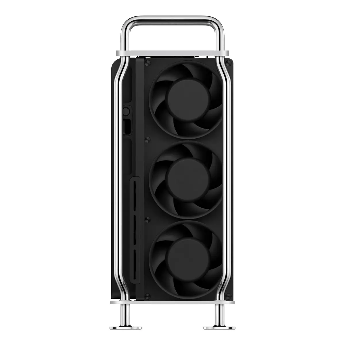 Mac Pro Apple M2 Ultra 24-Core CPU 60-Core GPU Deutsch 192GB RAM 8TB SSD Speicher Edelstahlrahmen mit Rollen