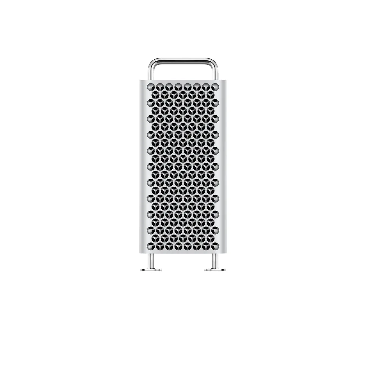 Mac Pro Apple M2 Ultra 24-Core CPU 76-Core GPU Deutsch 192GB RAM 4TB SSD Speicher Edelstahlrahmen mit Standfüßen
