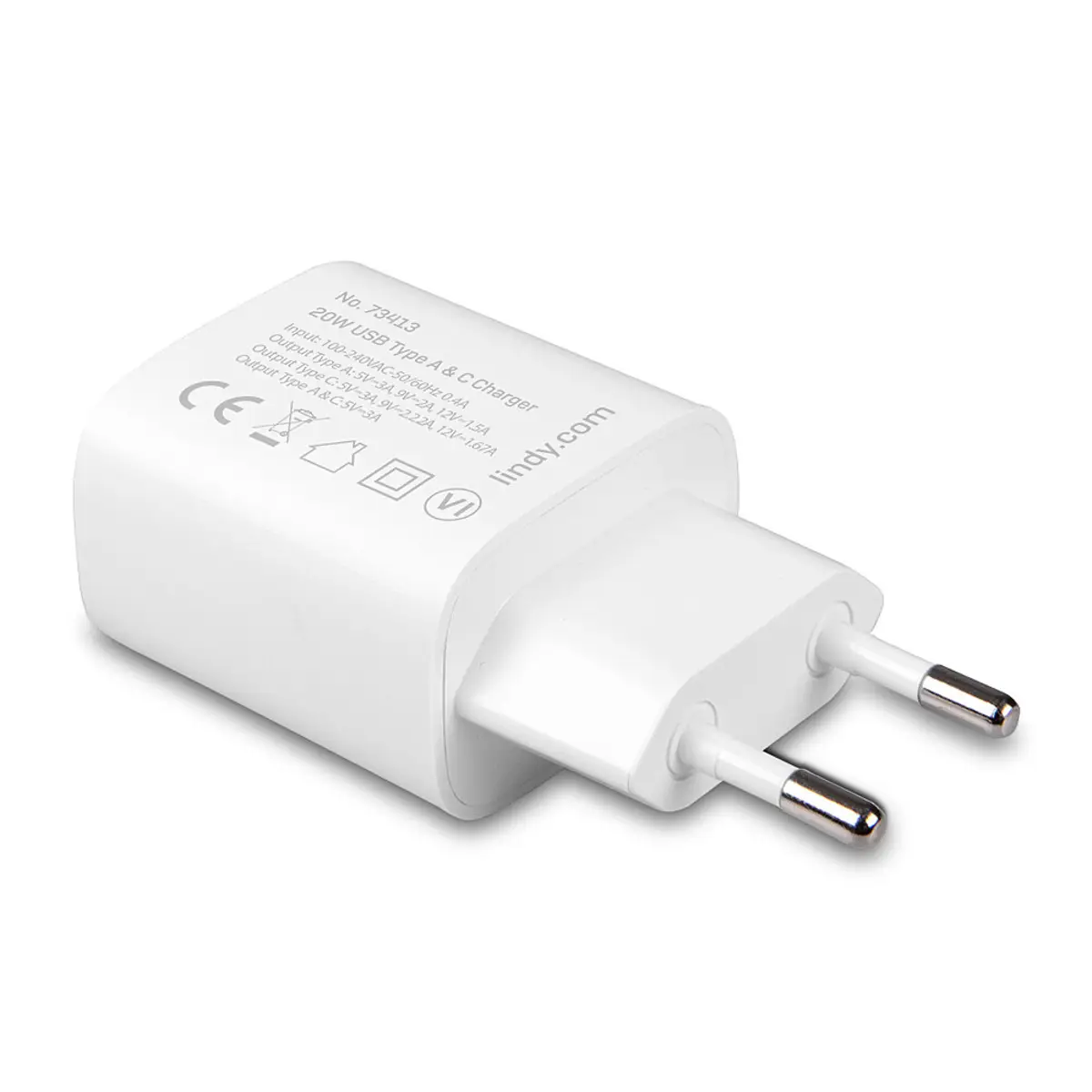 Lindy 73413 Ladegerät für Mobilgeräte Universal Weiß