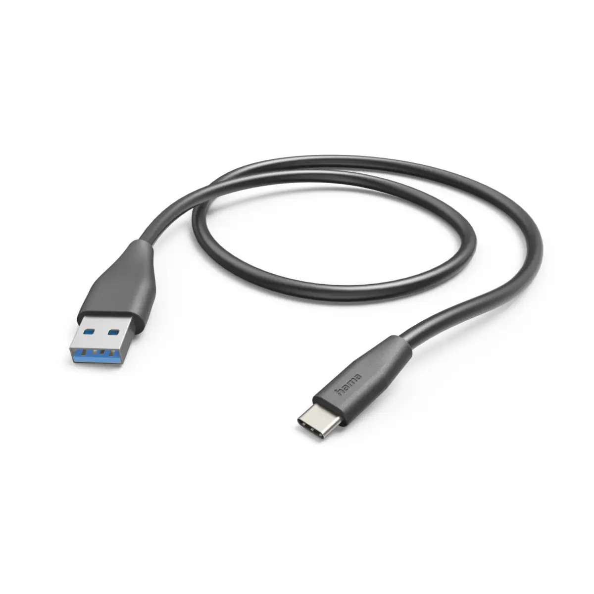 Ladekabel USB-A - USB-C Schwarz 1,5m