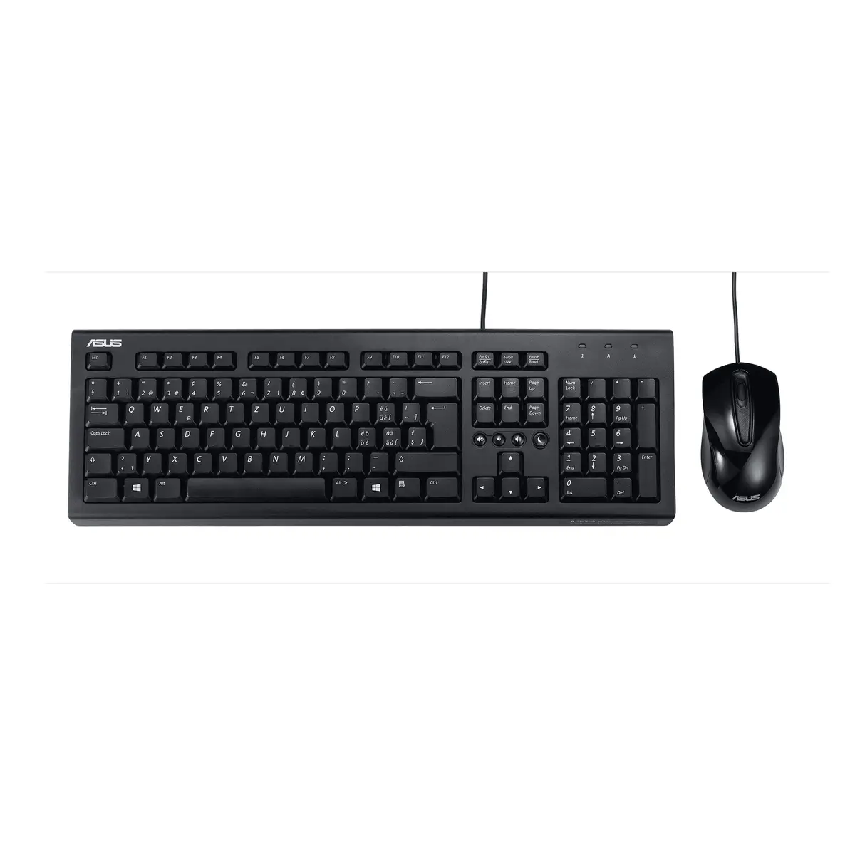 U2000 wired Keyboard+Mouse dt. Layout schwarz